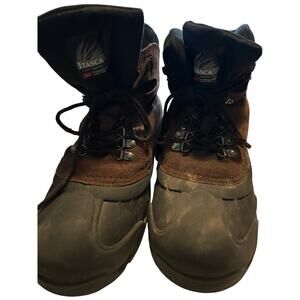 Itasca Men's Ice Breaker Brown Leather Lace Up Thinsulate Winter Boots Size 14